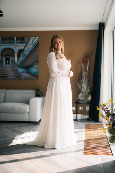 Prachtige trouwjurk Becca uit de Mystical Collection van GBS Hervé Paris