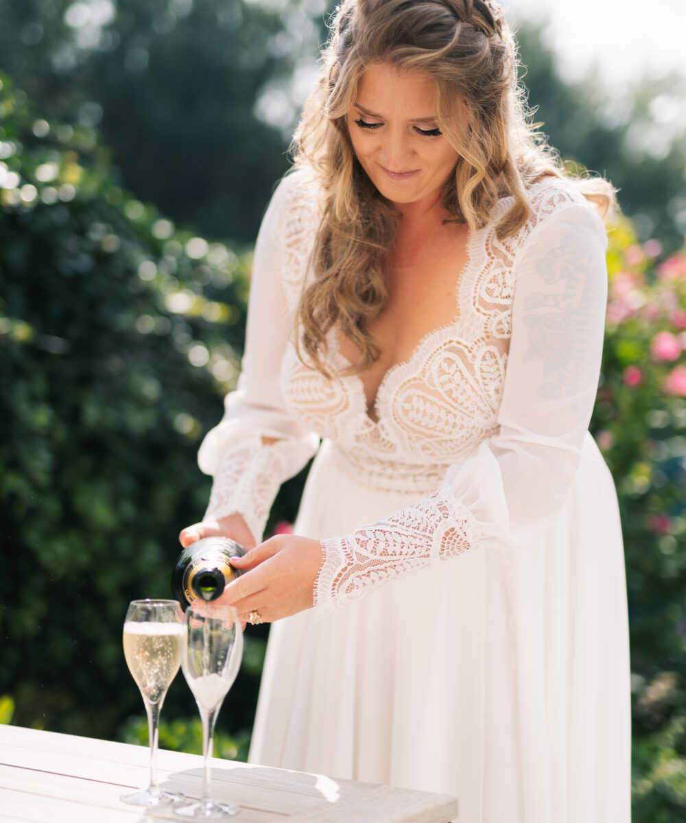 Prachtige trouwjurk Becca uit de Mystical Collection van GBS Hervé Paris