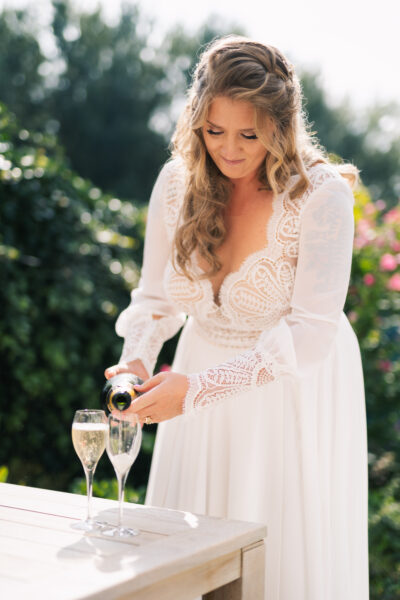 Prachtige trouwjurk Becca uit de Mystical Collection van GBS Hervé Paris