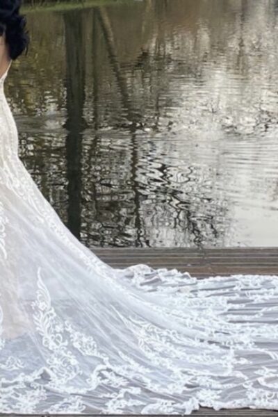 Trouwjurk inclusief sluier