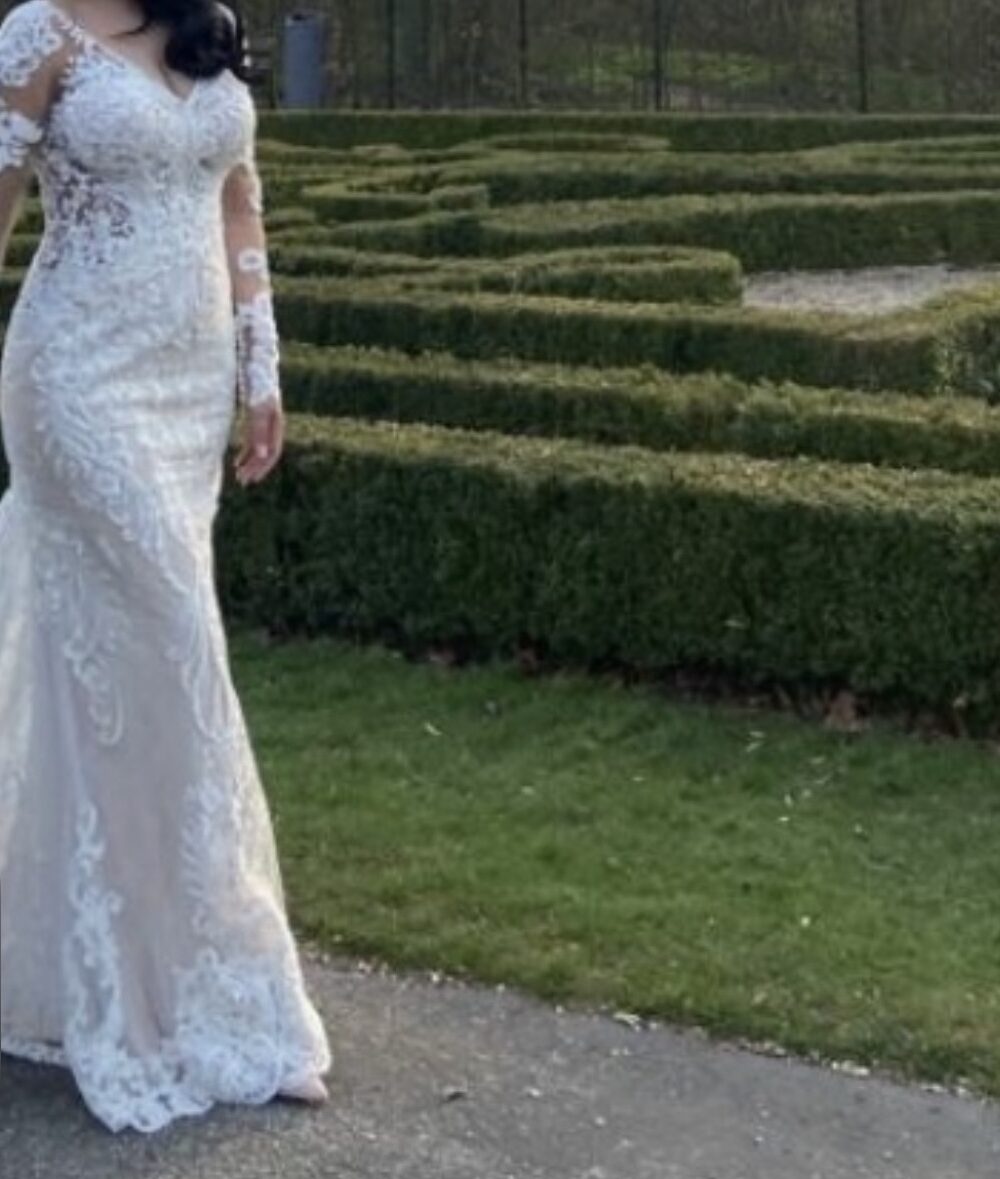 Trouwjurk inclusief sluier