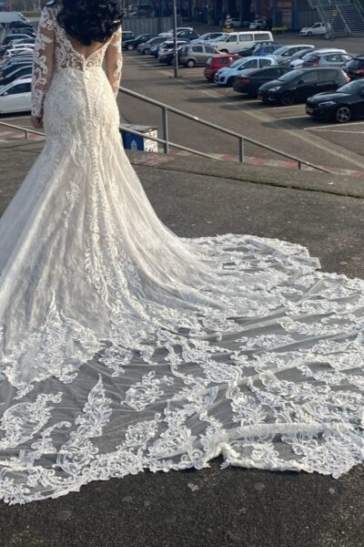 Trouwjurk inclusief sluier