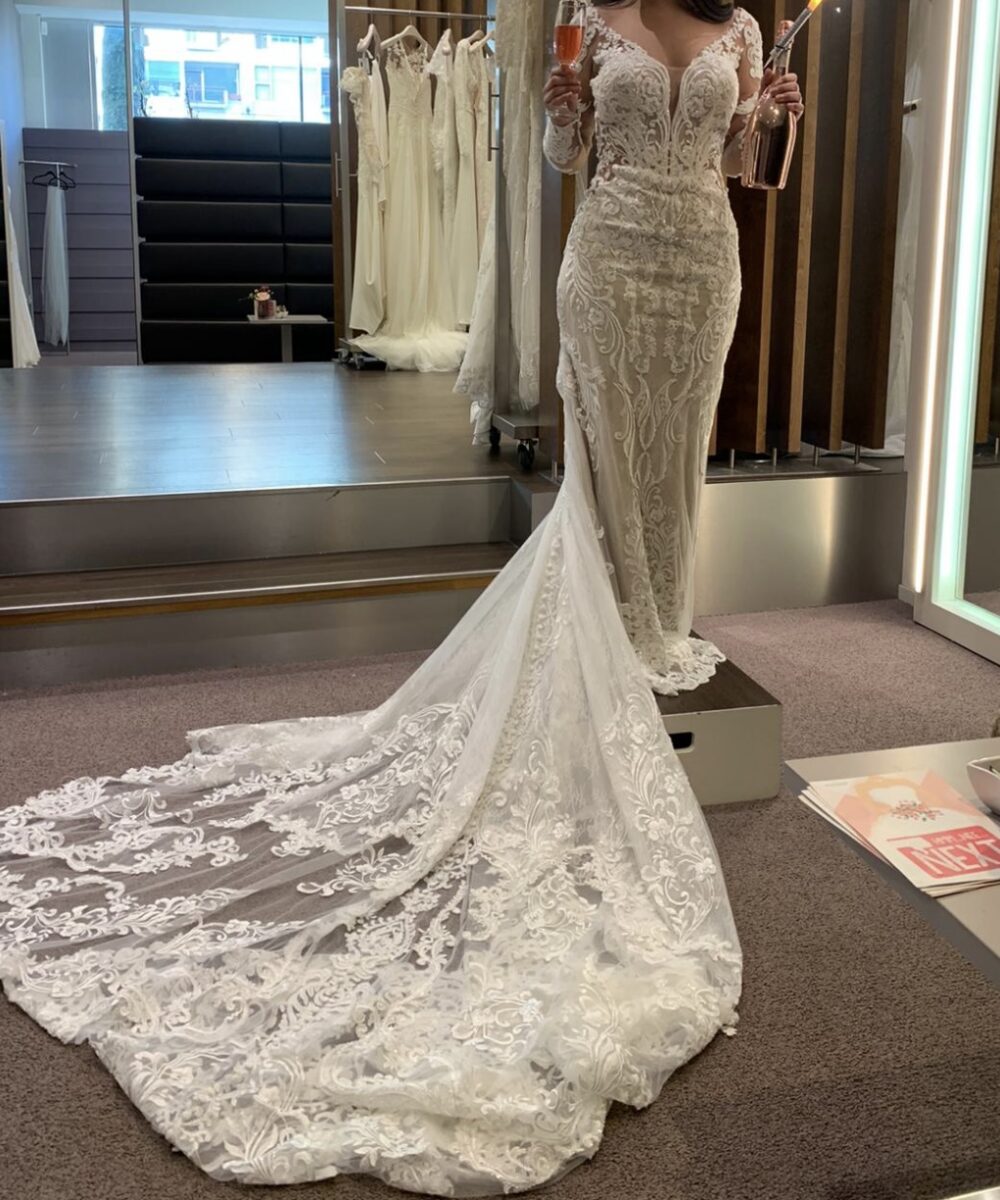 Trouwjurk inclusief sluier