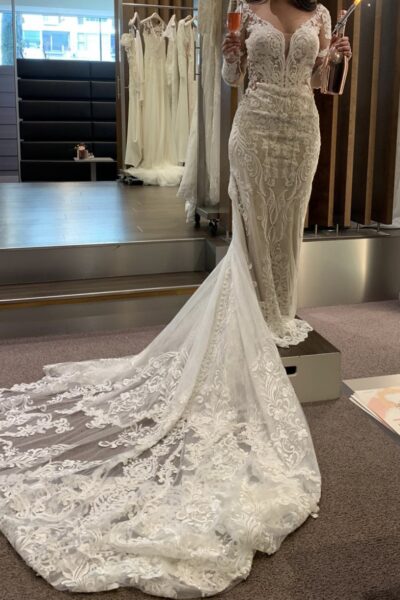 Trouwjurk inclusief sluier