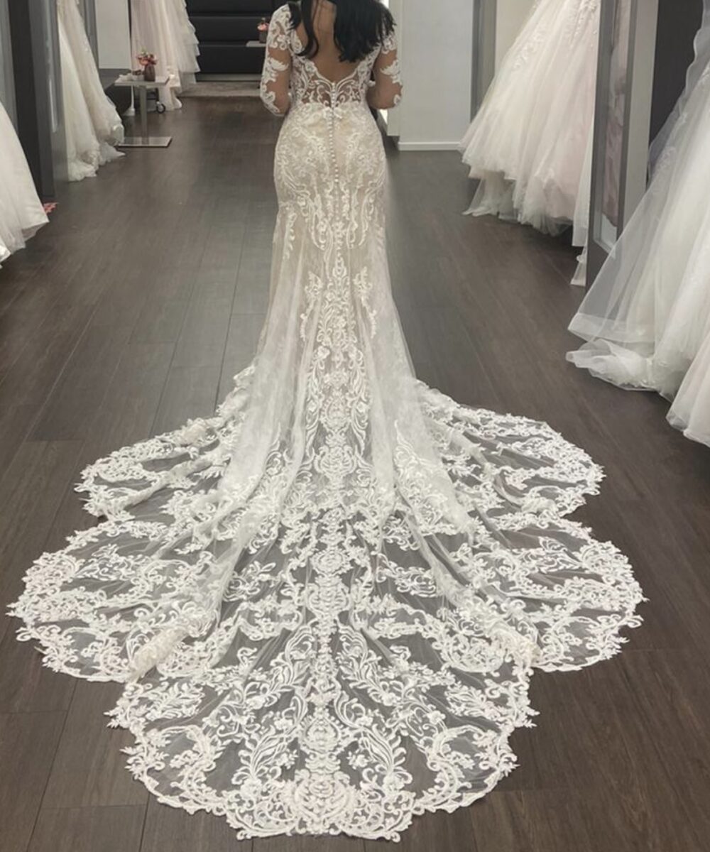 Trouwjurk inclusief sluier