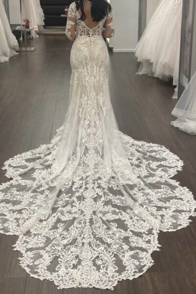 Trouwjurk inclusief sluier