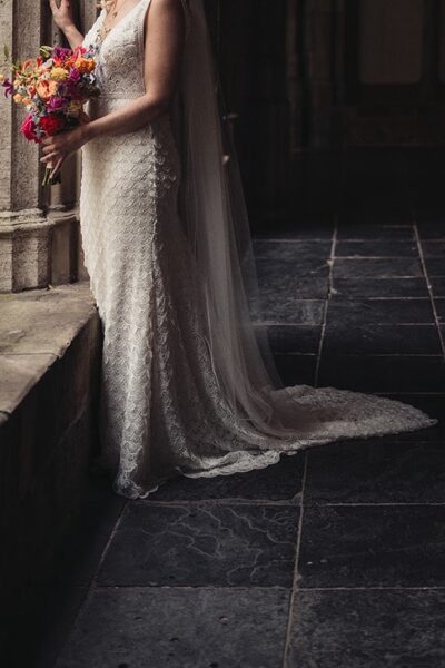 Romantische kanten jurk (~mt 38) - Rosa Clara Duarte