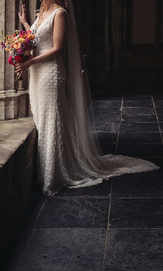 Romantische kanten jurk (~mt 38) - Rosa Clara Duarte