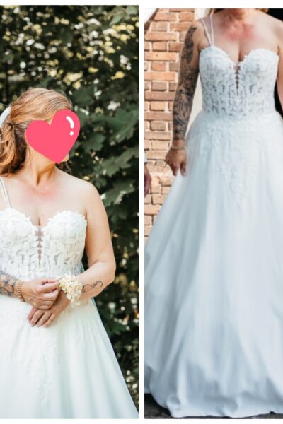 By Eglantine bruidsjurk in zeer goede staat