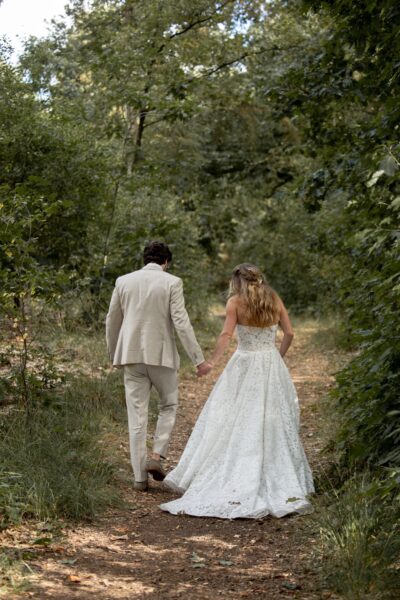 Romantische trouwjurk Monica Loretti - Trouwjurk 6458 (collectie 2025!)