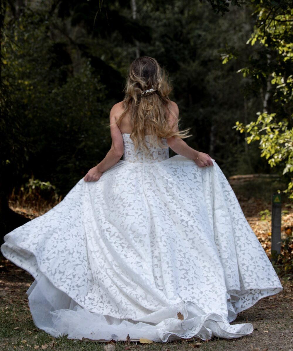 Romantische trouwjurk Monica Loretti - Trouwjurk 6458 (collectie 2025!)