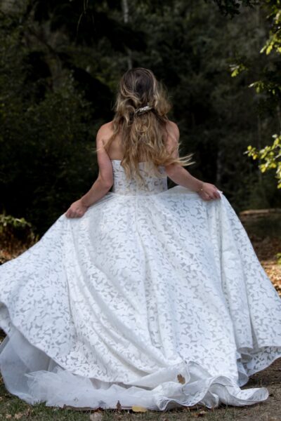 Romantische trouwjurk Monica Loretti - Trouwjurk 6458 (collectie 2025!)