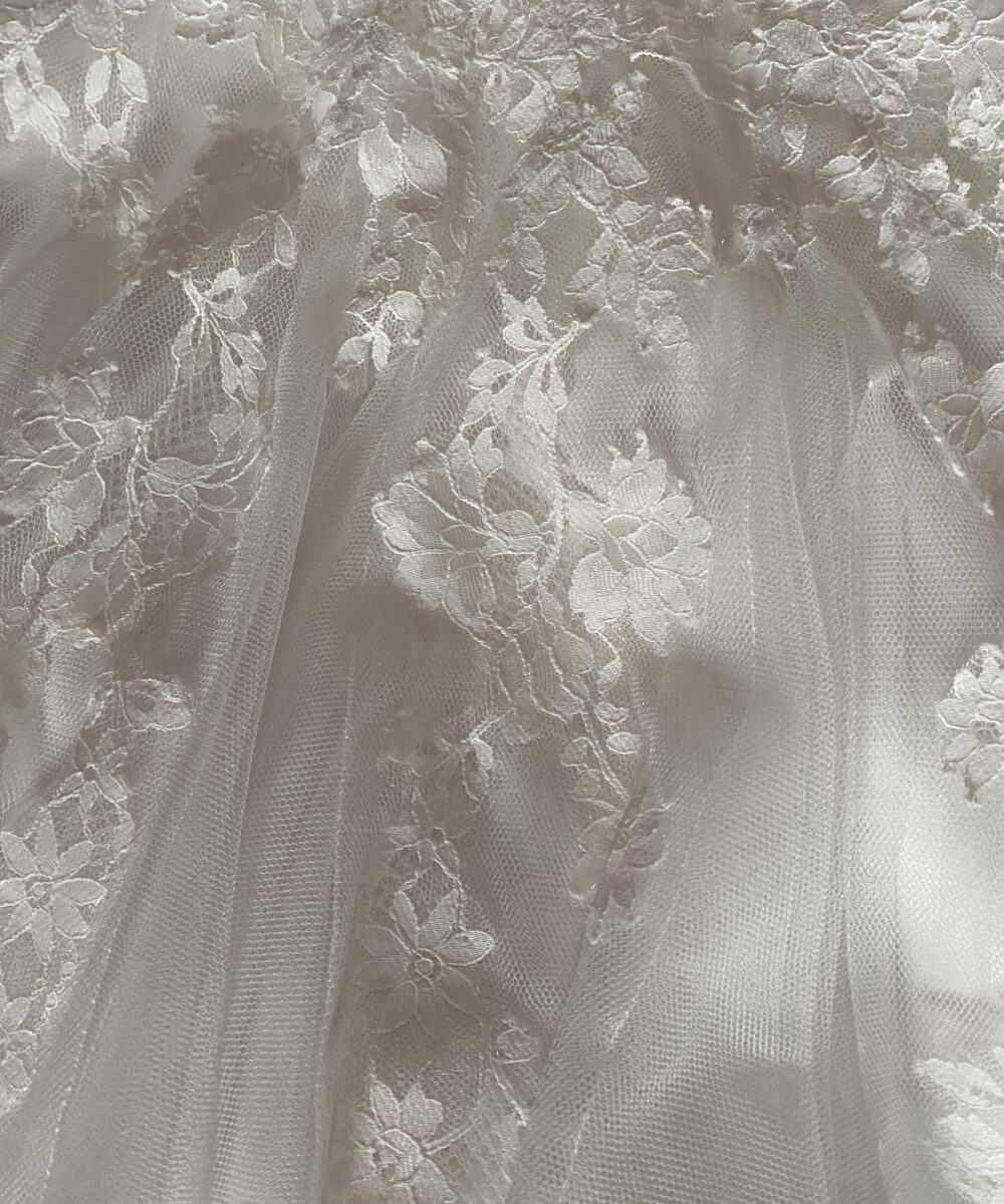 Trouwjurk mt 34/36 strapless kort Assepoester