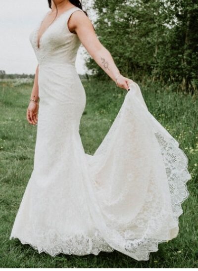 Kanten trouwjurk