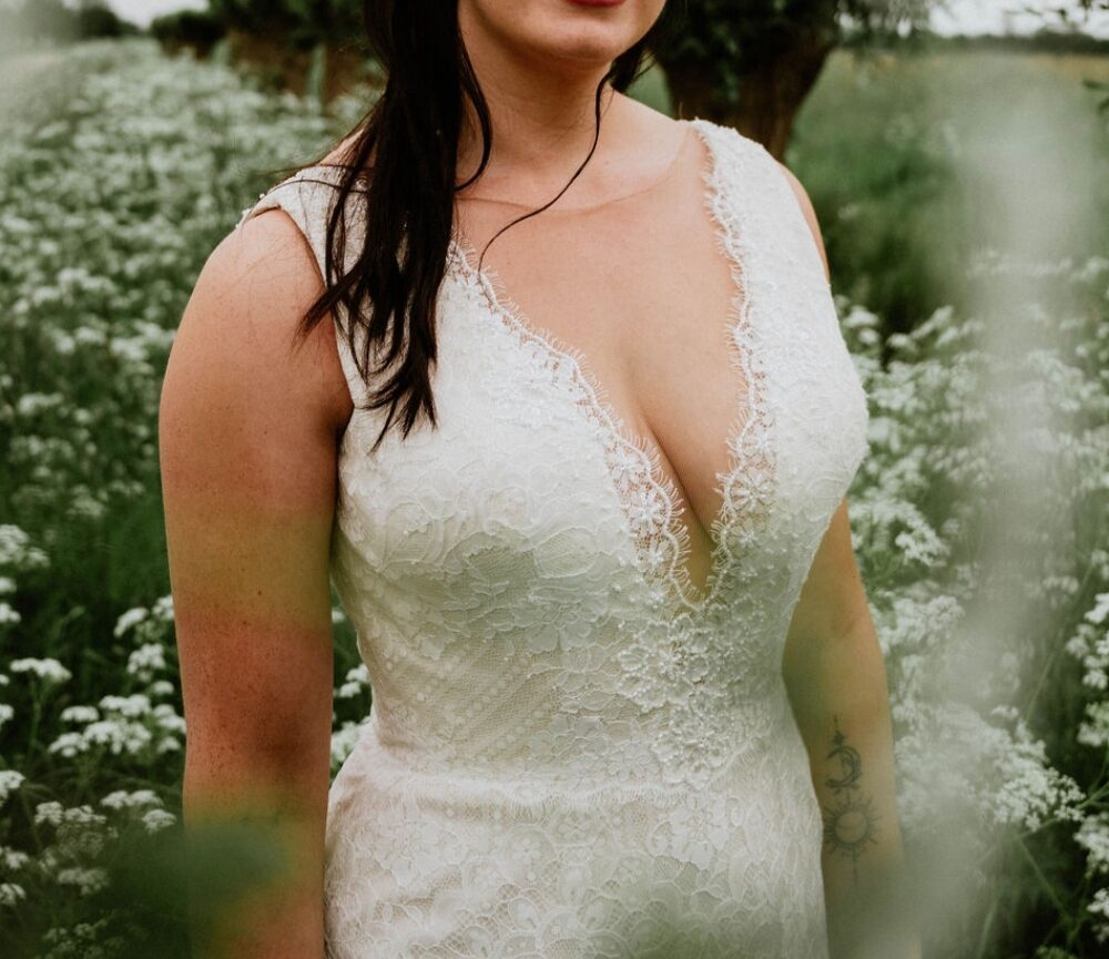 Kanten trouwjurk