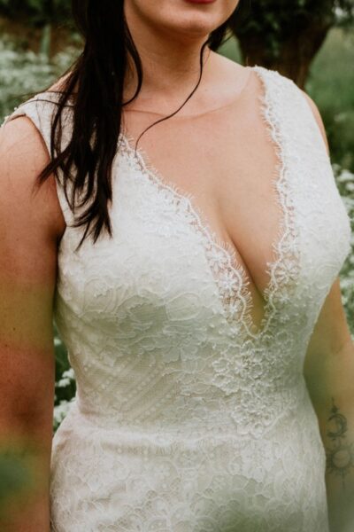 Kanten trouwjurk