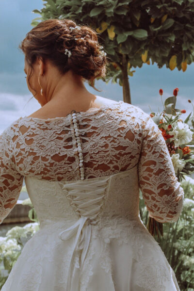 Jaren 50 model trouwjurk