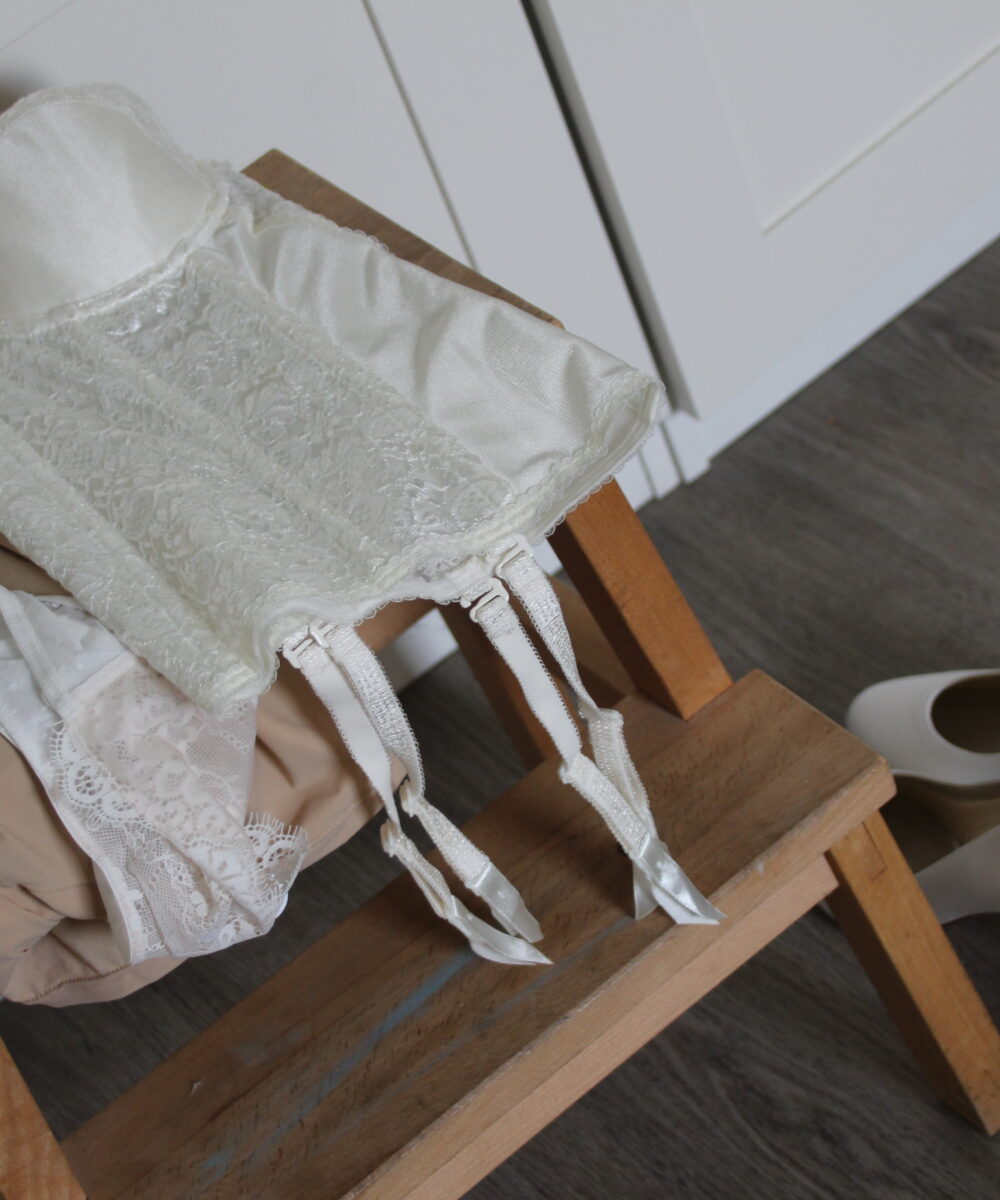 Jaren 50 model trouwjurk