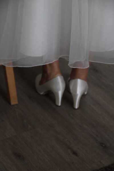 Jaren 50 model trouwjurk