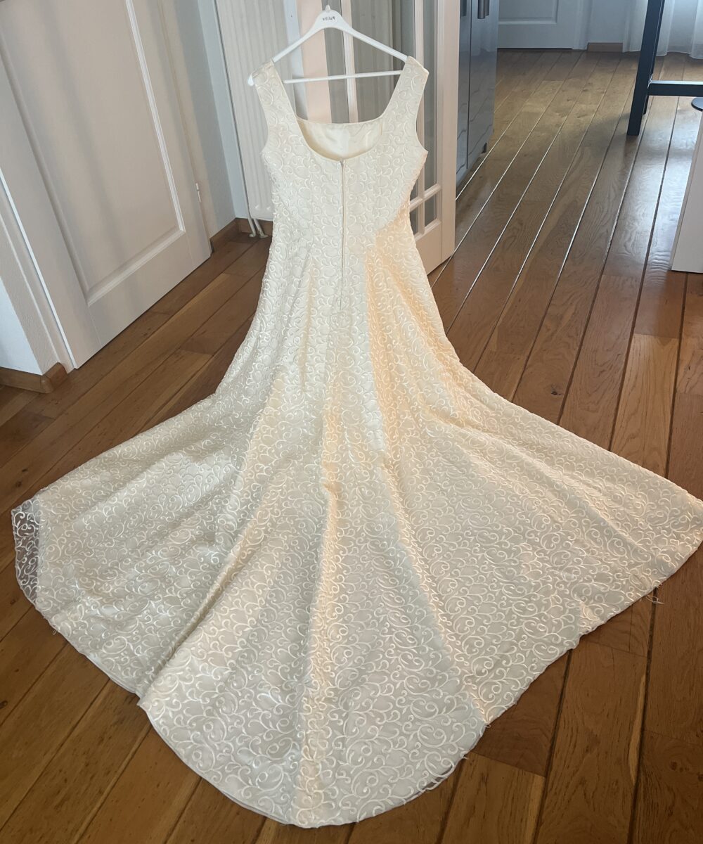 Elegante vintage trouwjurk