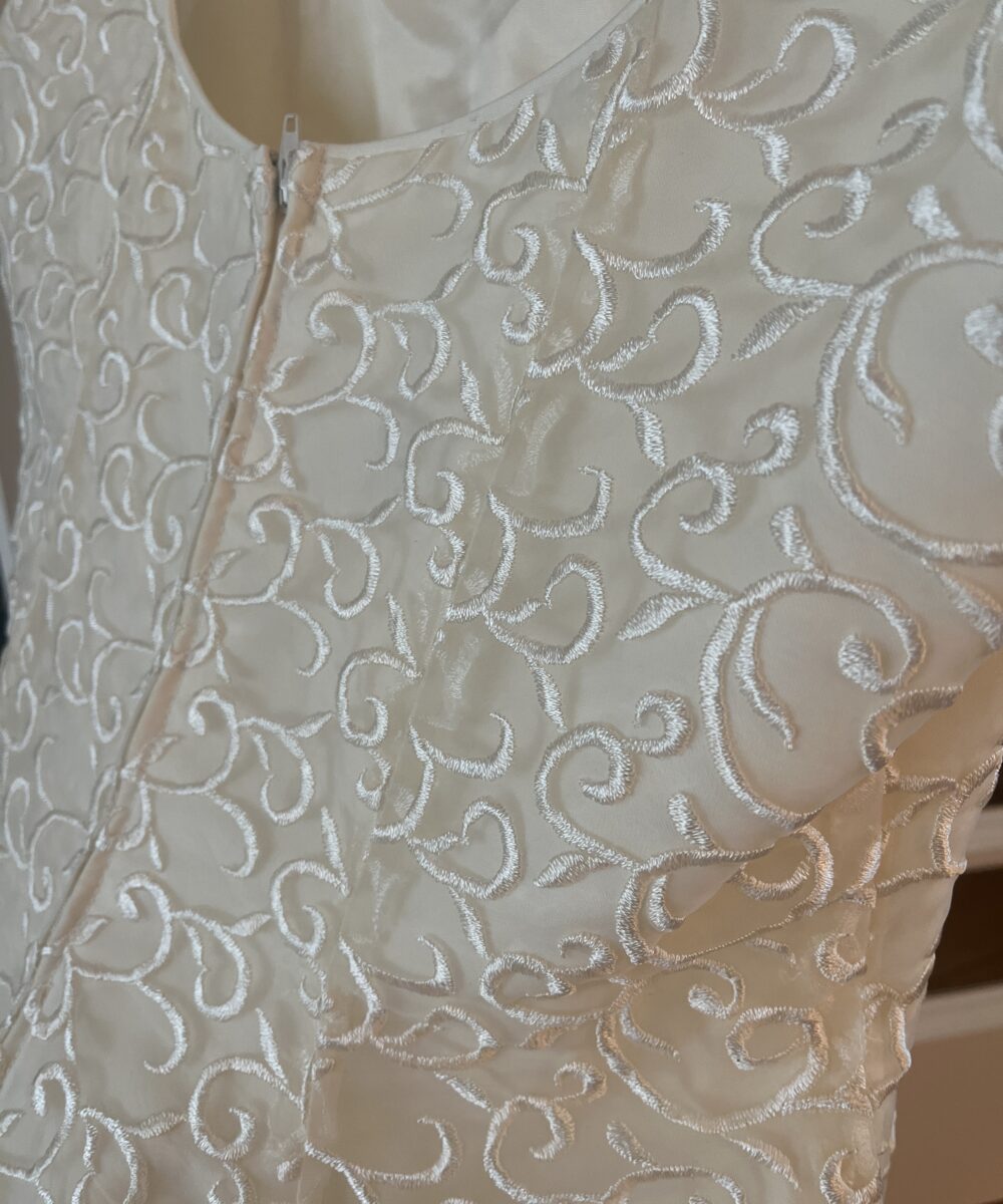 Elegante vintage trouwjurk