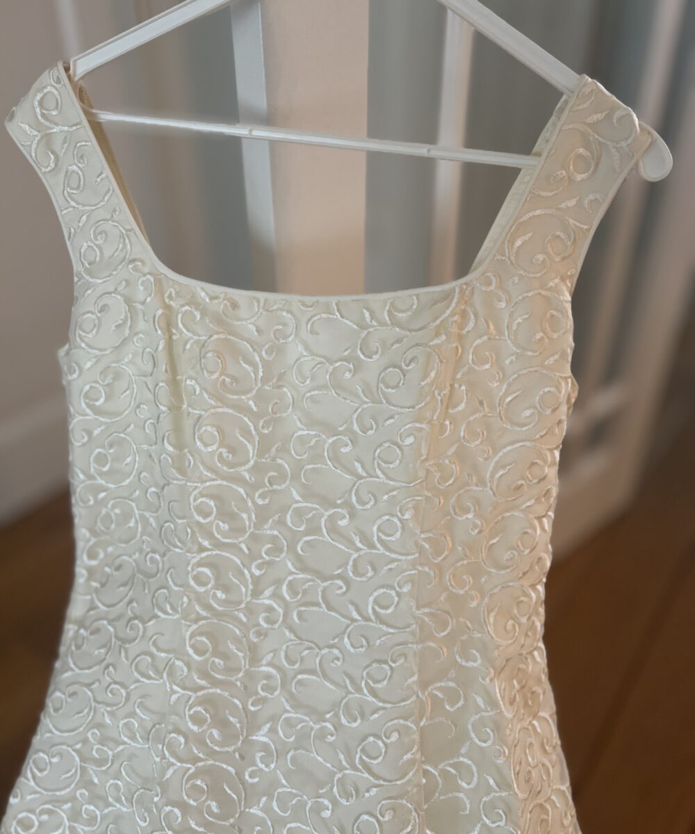 Elegante vintage trouwjurk