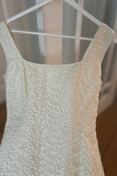 Elegante vintage trouwjurk