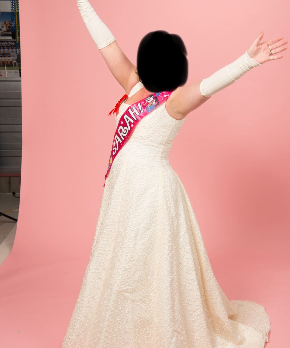 Elegante vintage trouwjurk