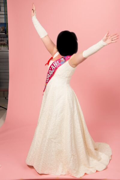 Elegante vintage trouwjurk