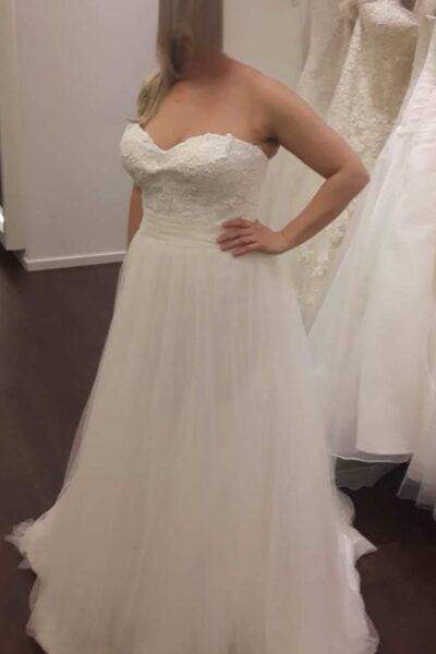 Niet gedragen trouwjurk