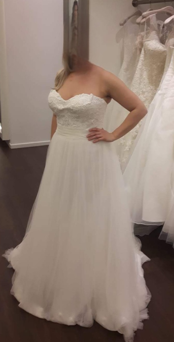 Niet gedragen trouwjurk