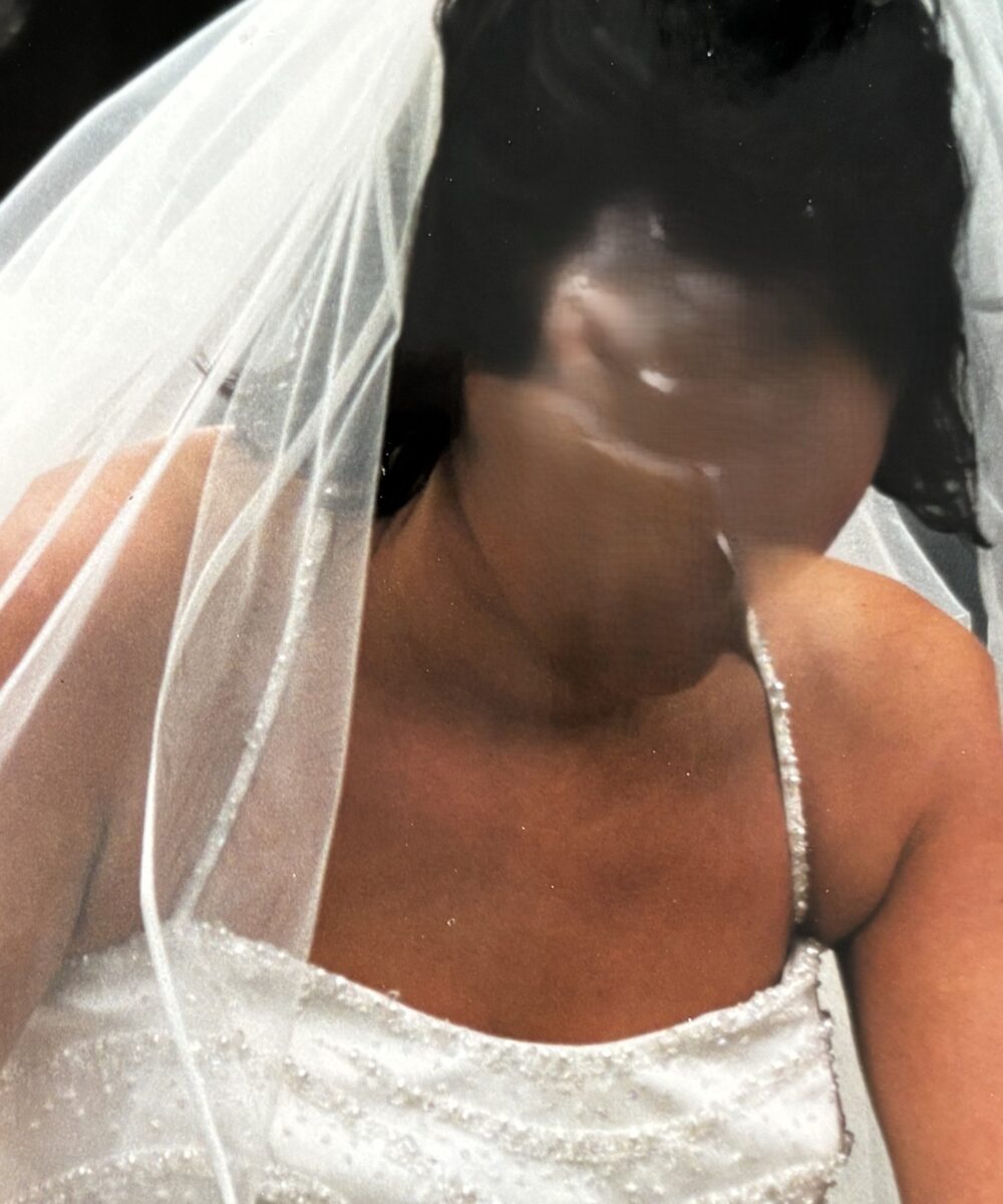 Klassieke witte trouwjurk met sleep