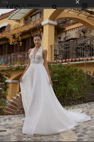 Nieuwe trouwjurk Herve Paris maat 36