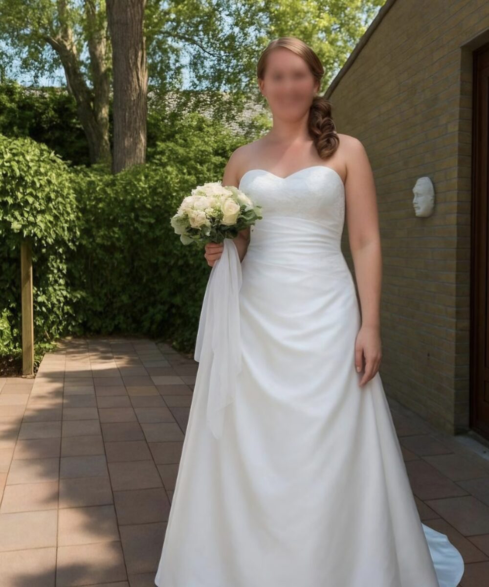 Trouwjurk A-line met sweetheart neckline