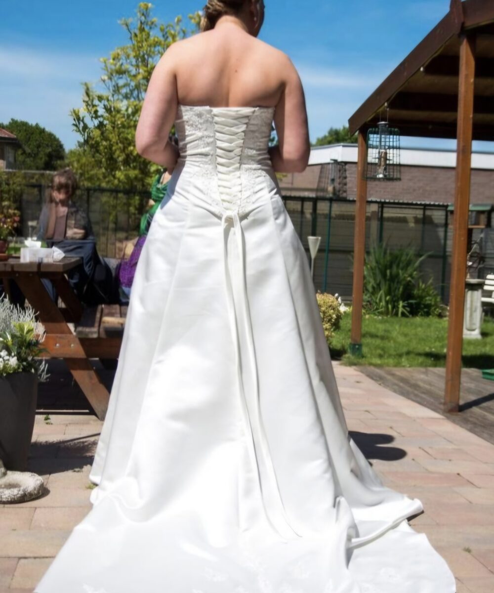 Trouwjurk A-line met sweetheart neckline