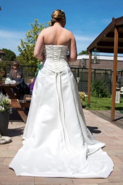 Trouwjurk A-line met sweetheart neckline