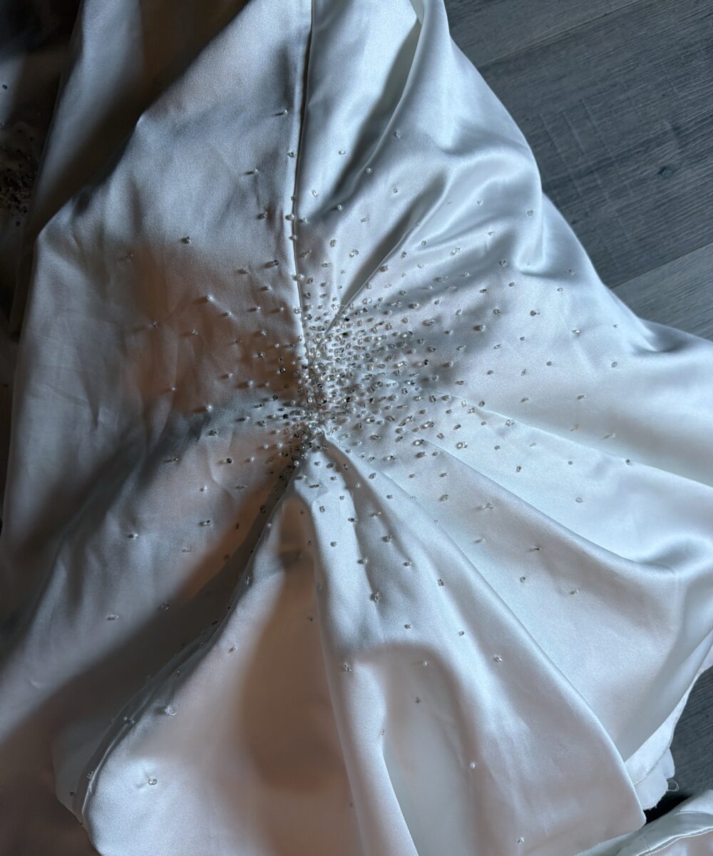 Prachtige Maggie Sottero prinses strapless jurk