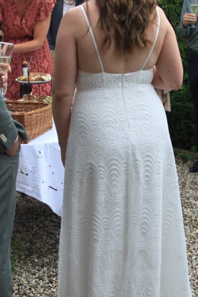 Mooie kanten trouwjurk