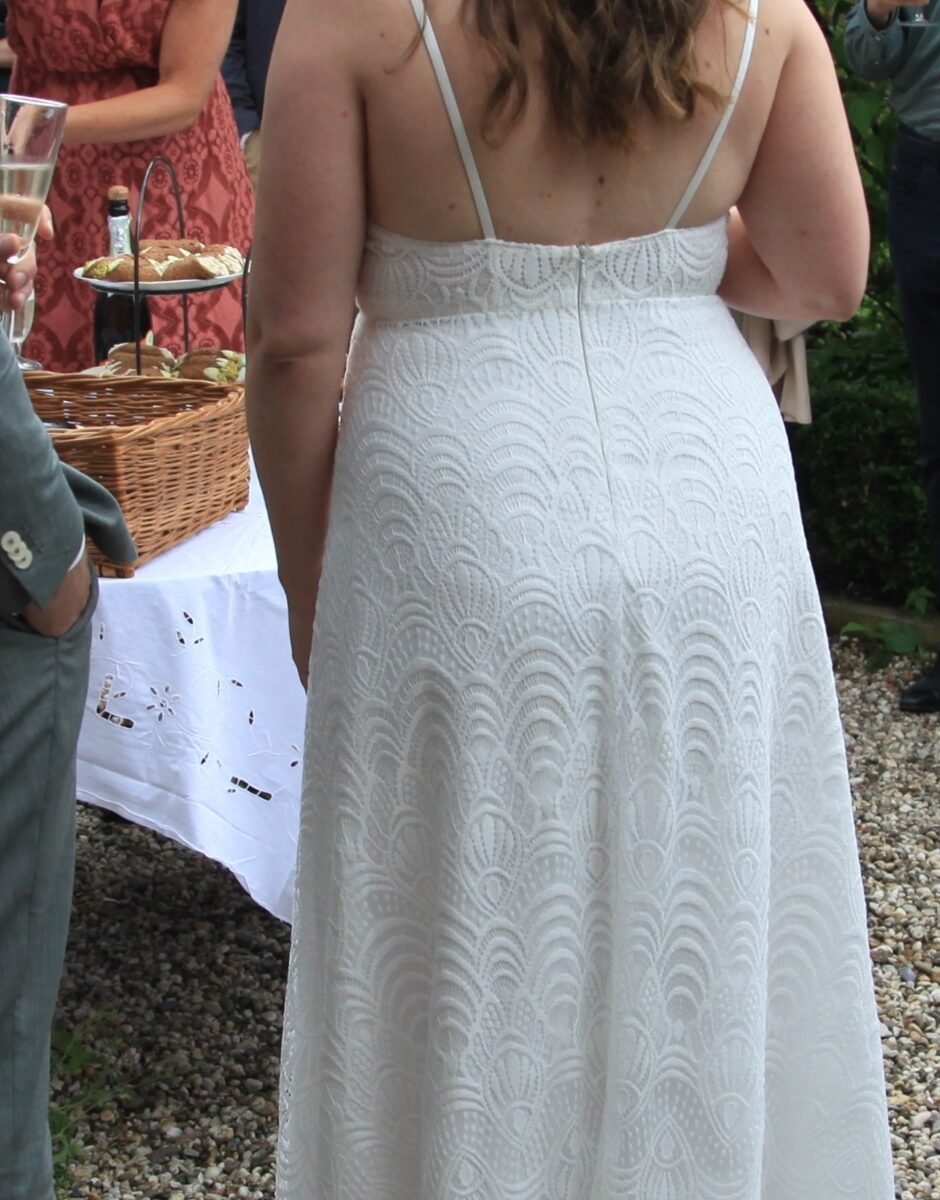 Mooie kanten trouwjurk