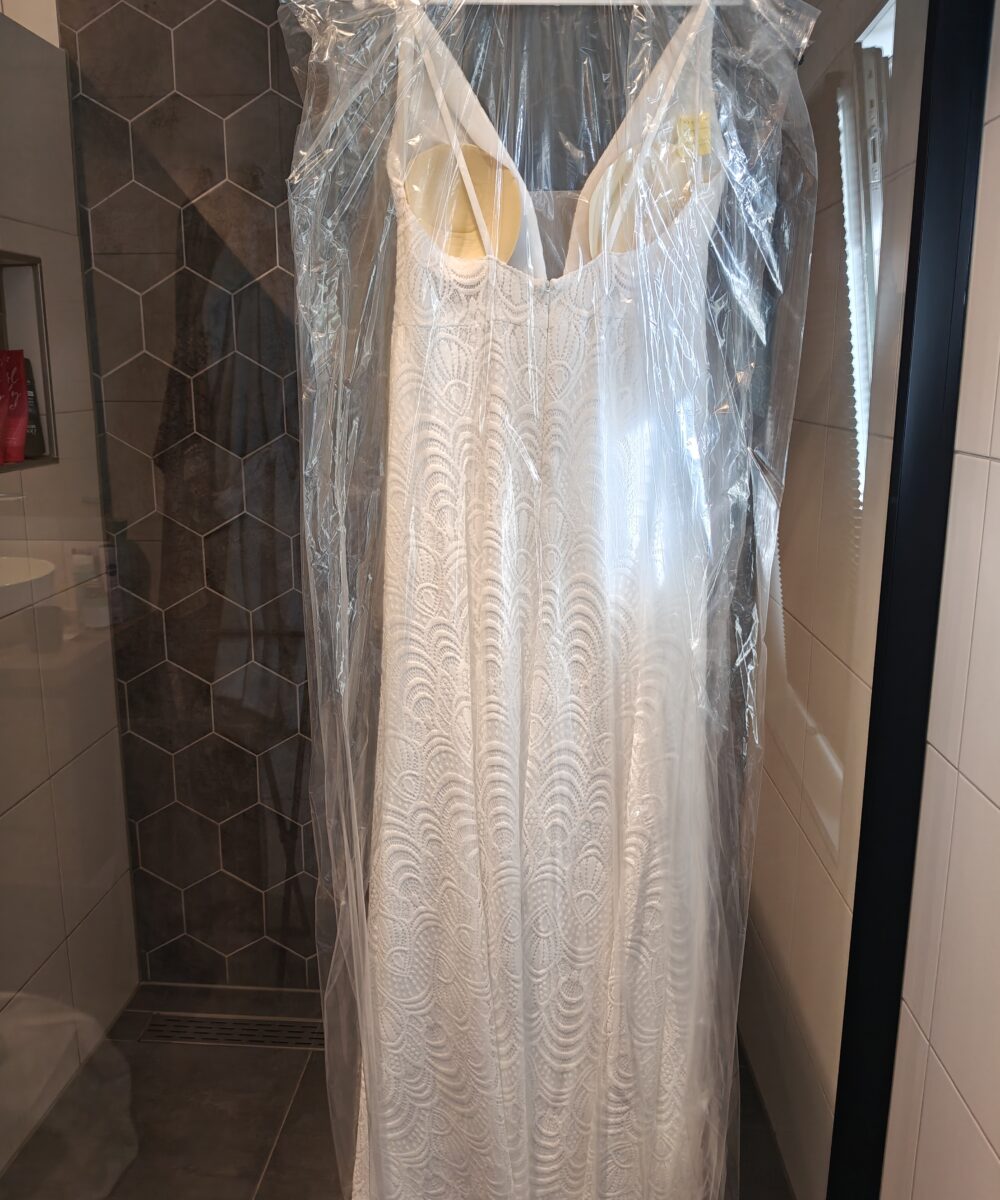 Mooie kanten trouwjurk