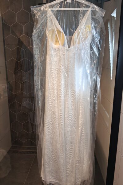 Mooie kanten trouwjurk