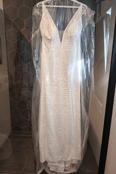 Mooie kanten trouwjurk