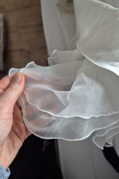 Strapless trouwjurk met bolero