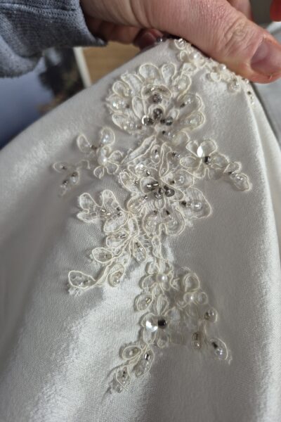 Strapless trouwjurk met bolero