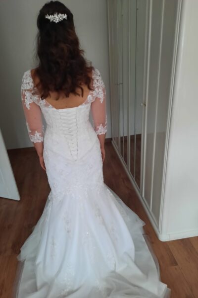 Prachtige trouwjurk met kant