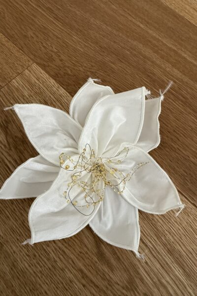 Halterjurk taftzijde ivoor 38