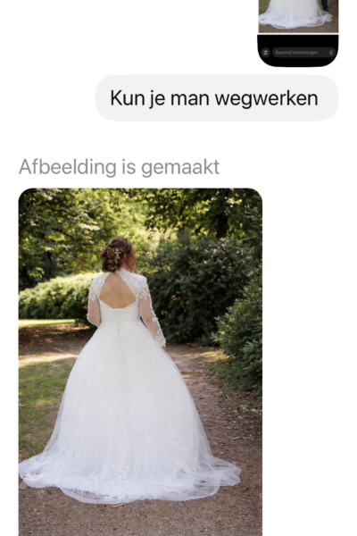 Mooie klassieke trouwjurk