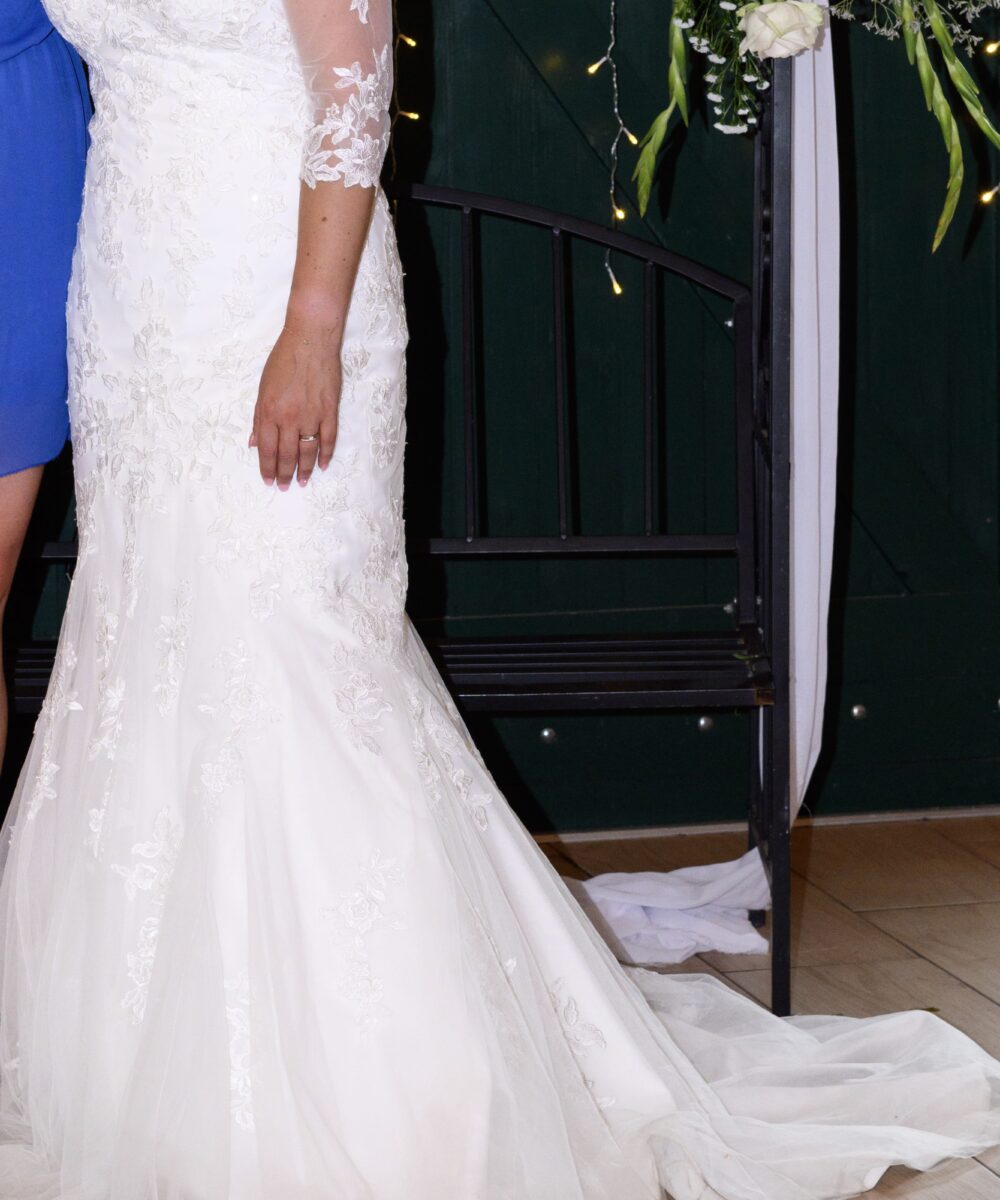 Prachtige trouwjurk met kant