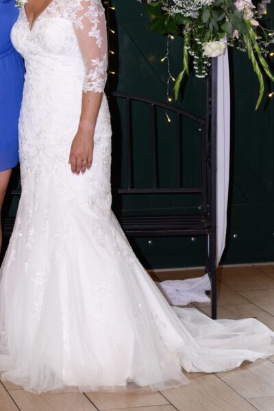 Prachtige trouwjurk met kant