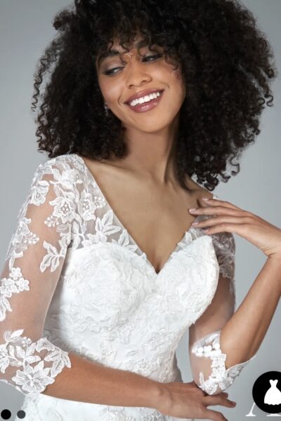 Prachtige trouwjurk met kant